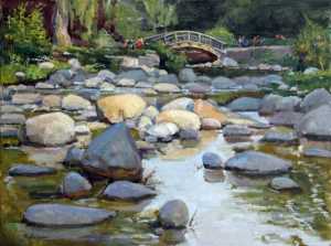 Basics of a Balanced Background in Landscape Oil Paintings
