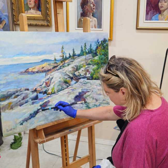 How To Choose the Right Canvas for Your Upcoming Oil Painting Classes?