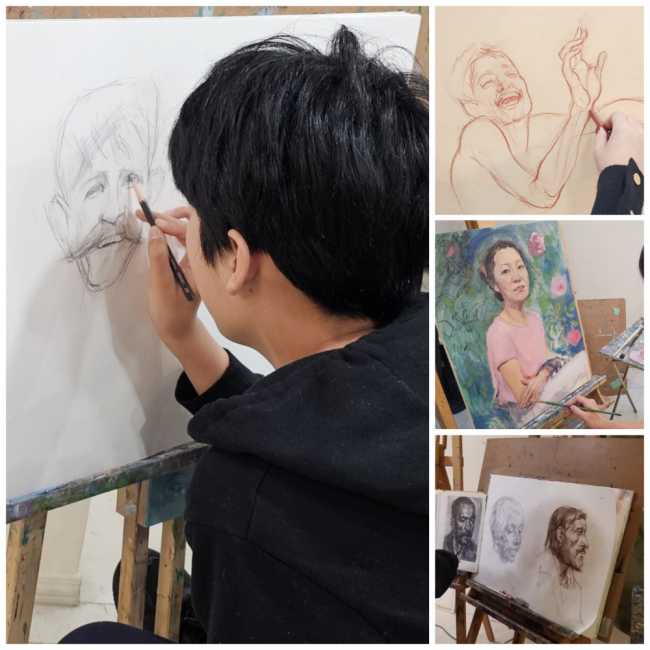 Portraiture Drawing Classes: Materials Students Can Work With